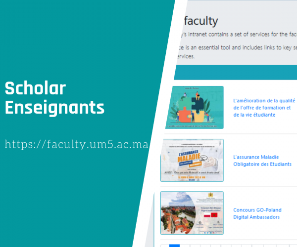Lancement de UM5-Scholar pour les enseignants
